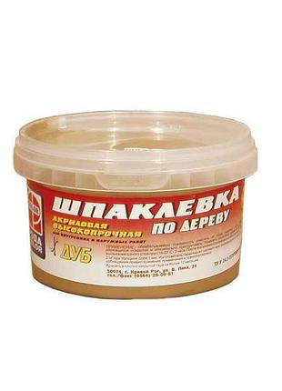 Шпатлівка по дереву колерована (дуб) 0,5кг тм родаcolor 7 копійок