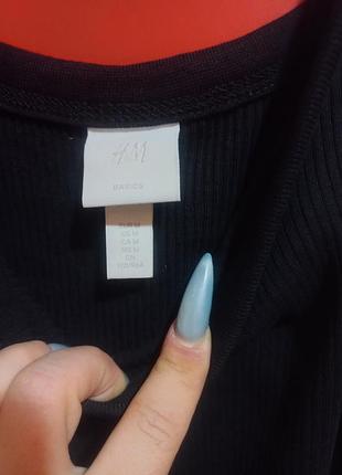 Коттоновое платье в рубчик h&amp;m 3
