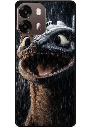 Силіконовий чохол бампер для oppo a6s з малюнком как приручить дракона