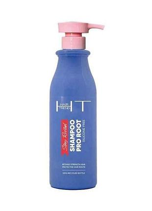 Шампунь 750мл stay rooted «pro root» для ослабленого волосся тм hair trend 7 копійок