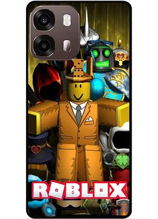 Силиконовый чехол для oppo a6s с рисунком roblox роблокс