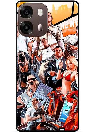 Чехол силиконовый бампер для oppo a6s гта gta