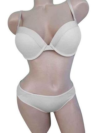 Комплект спідньої білизни р.85в/2xl білий арт.50234 тм lavivas 7 копійок