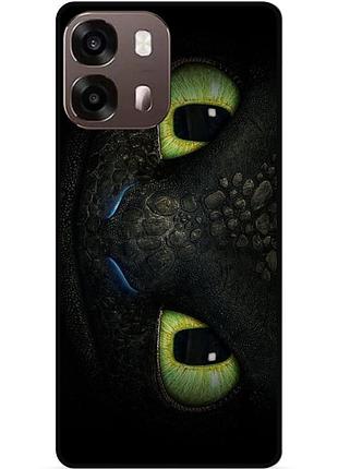 Силіконовий чохол бампер для oppo a6s з малюнком как приручить дракона
