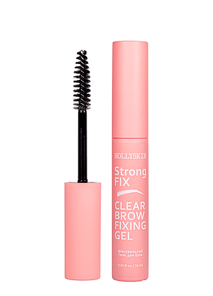 Гель для бровей фиксирующий strong fix hollyskin 10 мл daily skin care