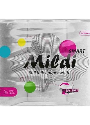 Туалетний папір 12шт 2шар целюлоза mildi smart тм кохавинка 7копійок