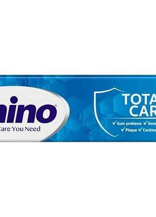 Зубна паста 50мл тotal care компл догл тм sanino 7 копійок
