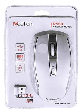 Мишка бездротова компютерна mt-r560 тм meetion 7копійок