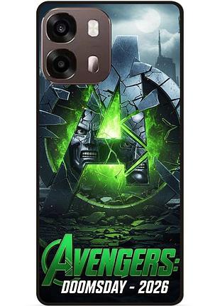 Силіконовий бампер чохол для oppo a6s з картинкою avengers doomsday мстители