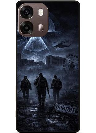 Силіконовий чохол бампер для oppo a6s з картинкою stalker сталкер