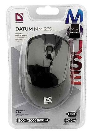 Мышка беспроводная компьютерная datum mm-265 тм defender 7 копійок