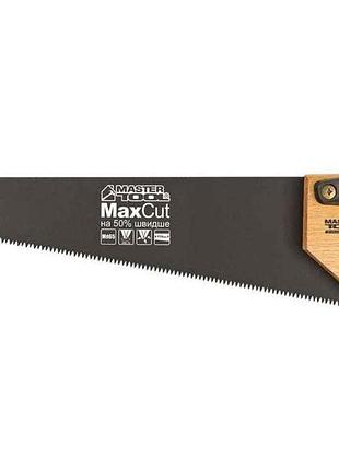 Ножовка столярная (450мм) тефлон max cut 14-2345 тм master tool 7 копійок