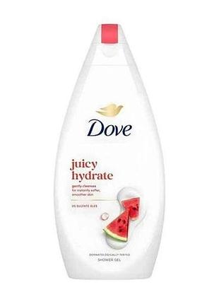 Гель для душу 450мл соковите зволоження тм dove 7копійок