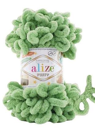 Пряжа puffy 103 5шт/уп 100% мікрополіестер 100г 9,2м тм alize 7копійок