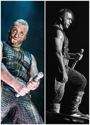 Дакімакура 105х35 см тілль ліндеманн раммштайн till lindemann rammstein подушка двостороння зі знімною наволочкою