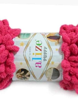 Пряжа puffy 149 темная фуксия 5шт/уп тм alize