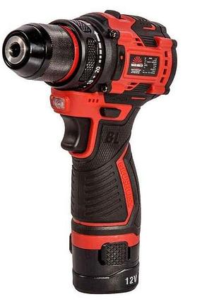 Шуруповерт аккумуляторный 12в 250вт дрель au 1232c bl kit тм vitals 7 копійок