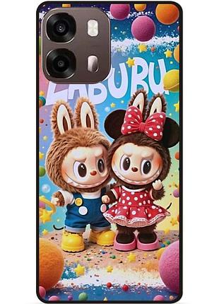 Силіконовий бампер чохол для oppo a6s лабубу labubu