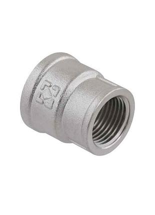 Муфта 3/4 вх1/2 в латунь, вв, dn20х15, нікель, mp0201 тм raftec 7копійок
