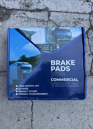 Комплект колодок на ось підходить для daf iveco