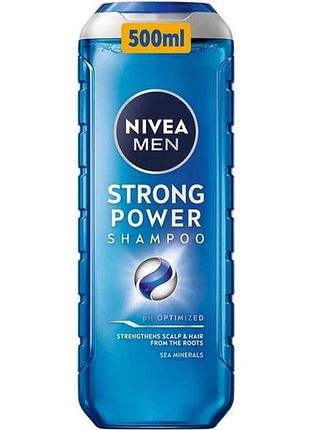 Шампунь 500мл men strong power тм nivea 7 копійок