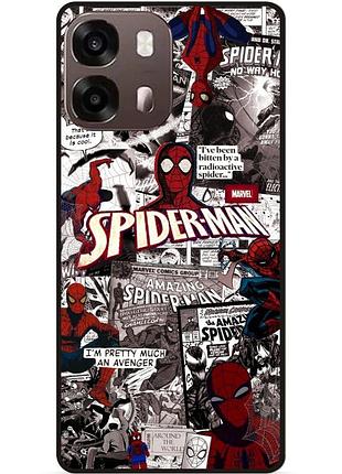 Силіконовий чохол бампер для oppo a6s spider man людина-павук