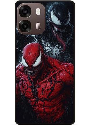 Чехол силиконовый бампер для oppo a6s с рисунком venom карнаж веном