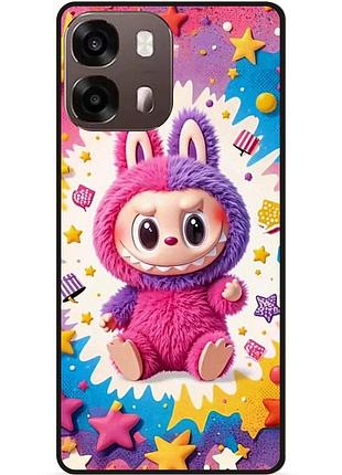 Силиконовый бампер чехол для oppo a6s с рисунком labubu лабубу