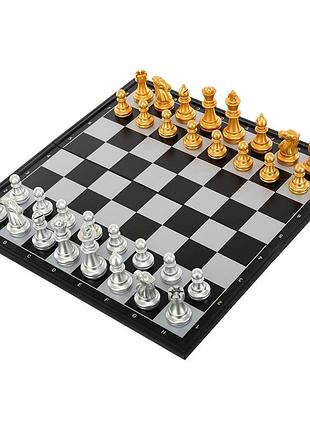 Шахматы настольная игра пластиковые на магнитах bear card 2412a размер 32см x 32см х 2см