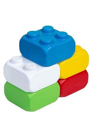 Набор конструктора mega brick 5шт no1 арт.115/24 (4 кнопки 5шт) тм бамсик 7 копійок