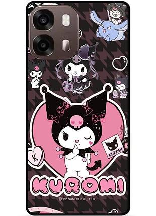 Силіконовий чохол бампер для oppo a6s з малюнком kuromi куромі