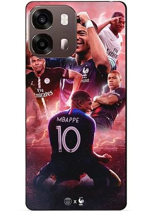 Силіконовий бампер чохол для oppo a6s з малюнком кіліан мбаппе mbappe