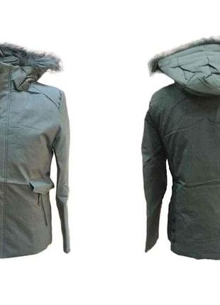 Пуховик осінь-зима жіночий р.2xl сірий арт.8078 тм китай 7копійок