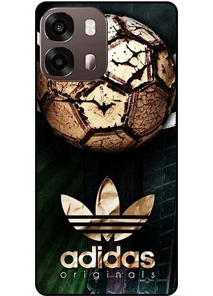 Силіконовий чохол бампер для oppo a6s з малюнком адідас adidas