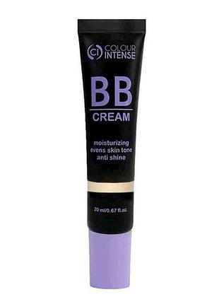 Тональний bb-крем натуральний moisturising foundation 02 тм colour intense 7 копійок