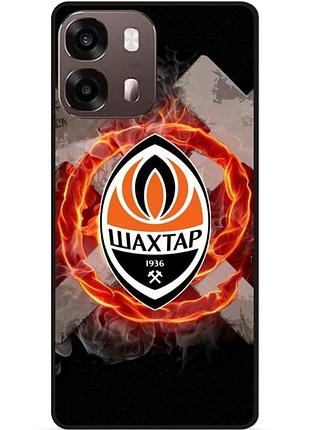Силіконовий чохол бампер для oppo a6s з малюнком шахтер донецк