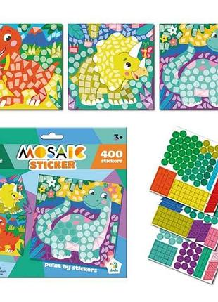 Мозаика динозавры со стежками 300898 тм dodo 7 копійок