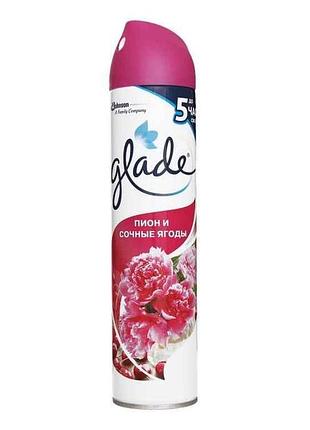 Освежитель воздуха 300мл (пион и сочные ягоды) тм glade
