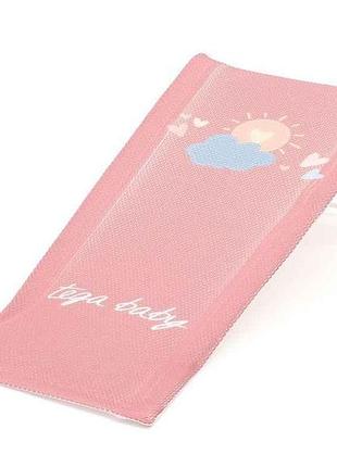Гірка для купання пудровий 3d мембрана метео (me-026-123, pink pearl) тм tega