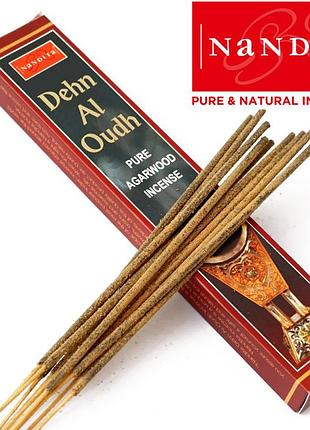 Ароматические палочки масло уда nandita dehn al oudh