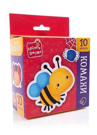 Игра развивающая комахи набор магнитов vt3106-32 тм vladi toys