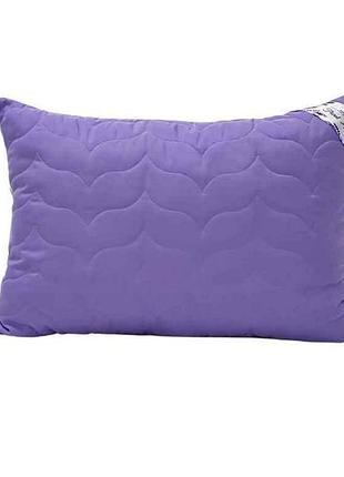 Подушка холофайбер floral lavander plain 15-3817 skoba р.50х70 тм arcloud 7 копійок