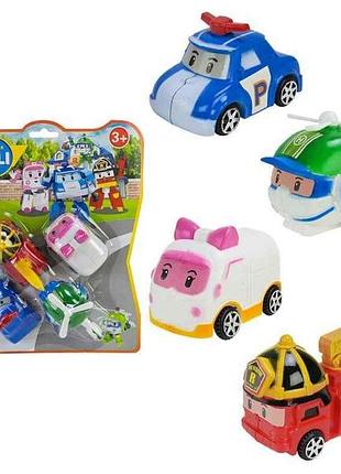 Машина машинка на колесиках арт.9c, robocar poli тм китай