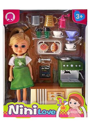Кукла 57892 на кухне, в коробке р.20x15x5.5 см yg toys