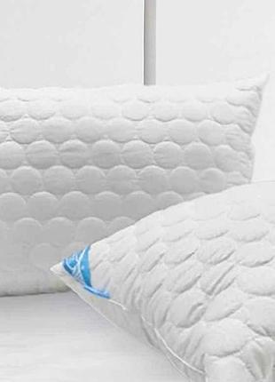 Подушка холлофайбер white dream стьобана кульки р.70*70 тм leleka-textile 7 копійок