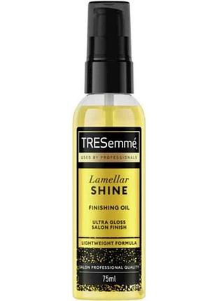 Олія для волосся 75мл фінішна lamellar shine для ультраблиску тм tresemme 7копійок
