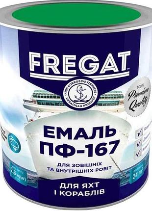 Емаль алкідна пф-167 світло-зелений 2,8кг тм fregat 7копійок