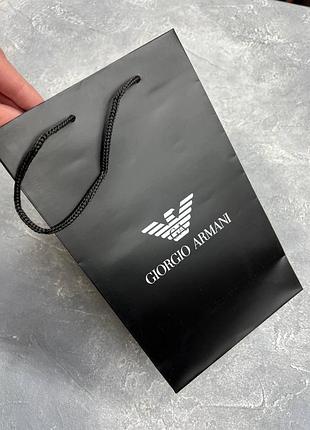 Фирменный пакет в стиле armani
