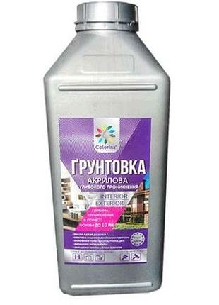 Грунтовка 2л акрилова глибокого проникнення тм colorina 7копійок
