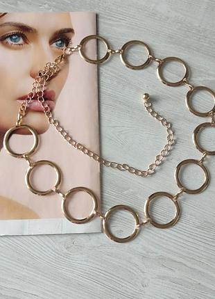 Пояс ланцюжок кільця gold 4